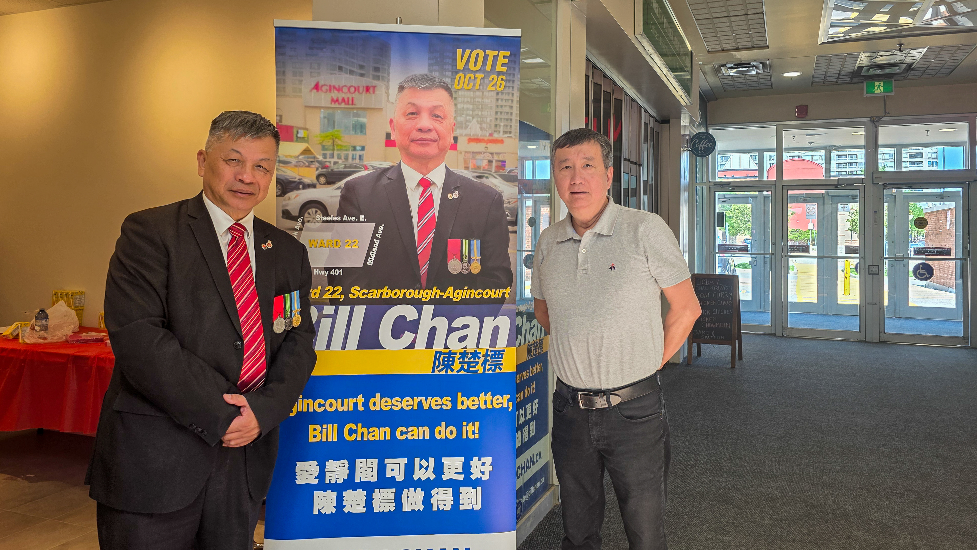 Retired Toronto Police Officer Bill Chan Runs for City Councillor in Ward 22, Scarborough—Agincourt