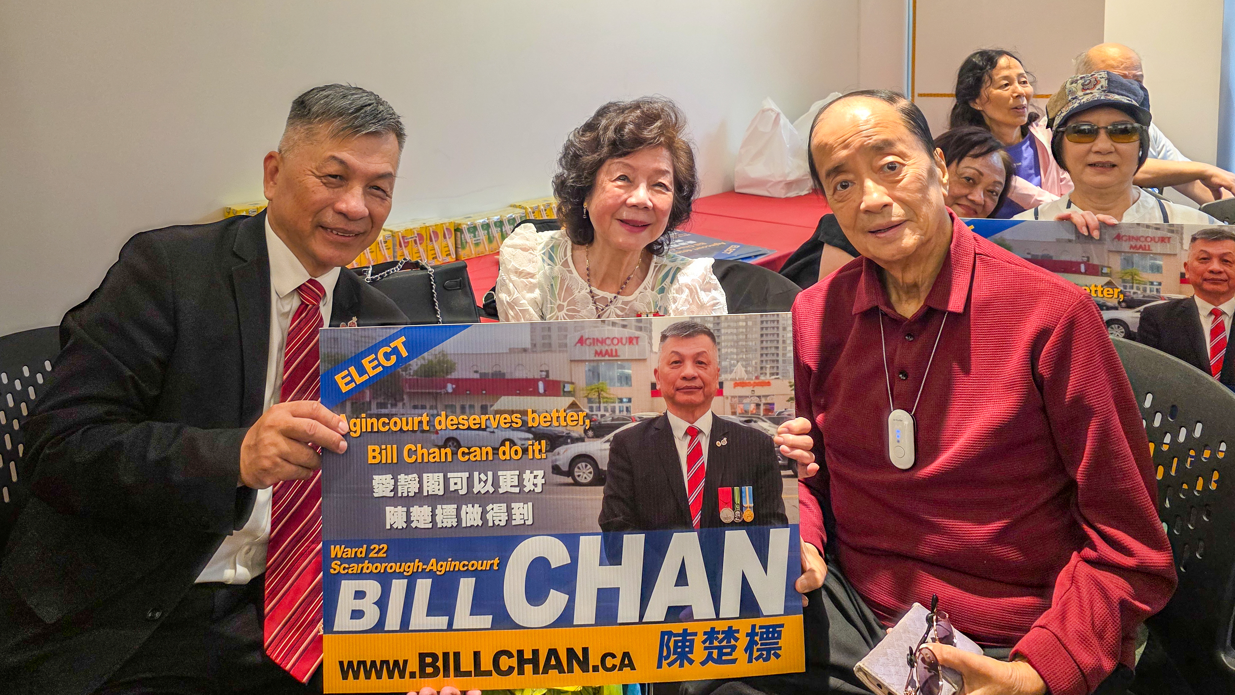 「當年的 Bill Sir 回來了！」 盼更進一步服務社區,  退休多倫多警官陳楚標（Bill Chan） 啟動競逐多倫多第22區士嘉堡－愛靜閣市議員