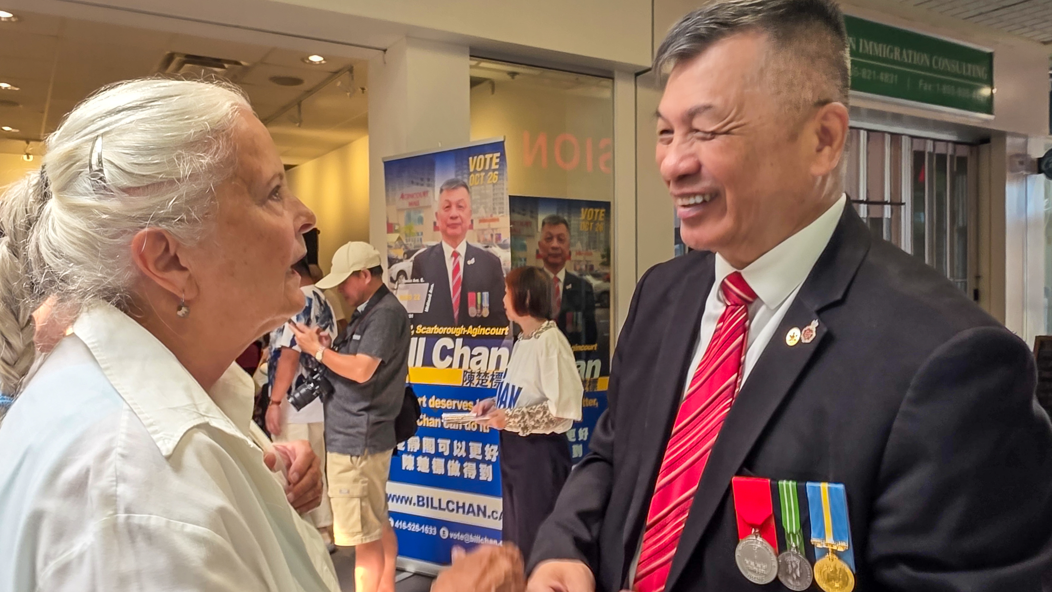 「當年的 Bill Sir 回來了！」 盼更進一步服務社區,  退休多倫多警官陳楚標（Bill Chan） 啟動競逐多倫多第22區士嘉堡－愛靜閣市議員