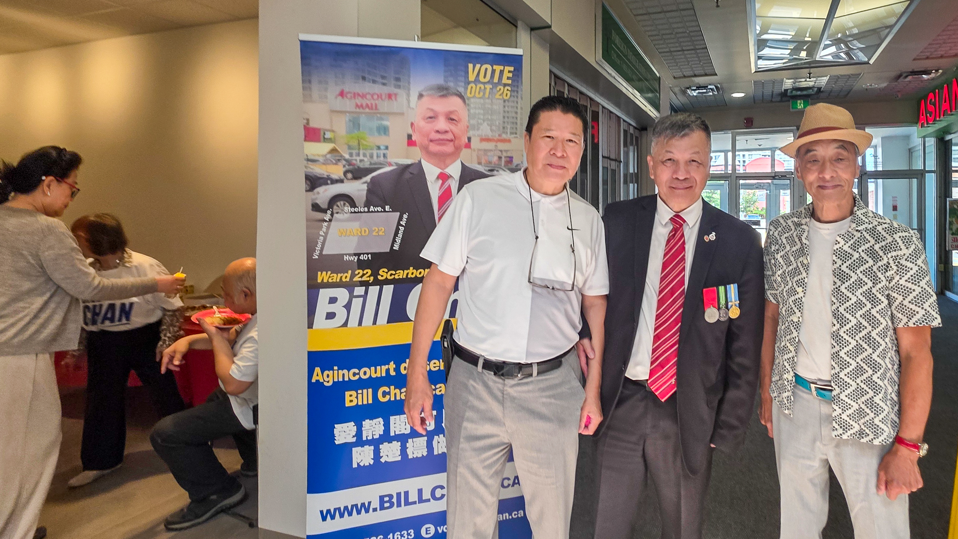 「當年的 Bill Sir 回來了！」 盼更進一步服務社區,  退休多倫多警官陳楚標（Bill Chan） 啟動競逐多倫多第22區士嘉堡－愛靜閣市議員